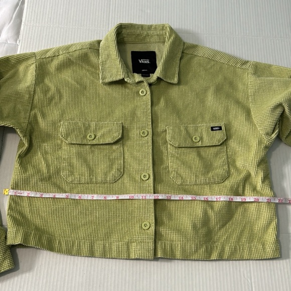 Vans Women's Fashion Cropped Shacket Button Down Corduroy Size S - Picture 8 of 9